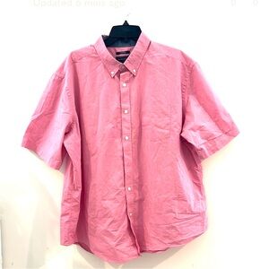 Mason James Stretch Size XL COTTON BLEND Short Sleeve button up shirt